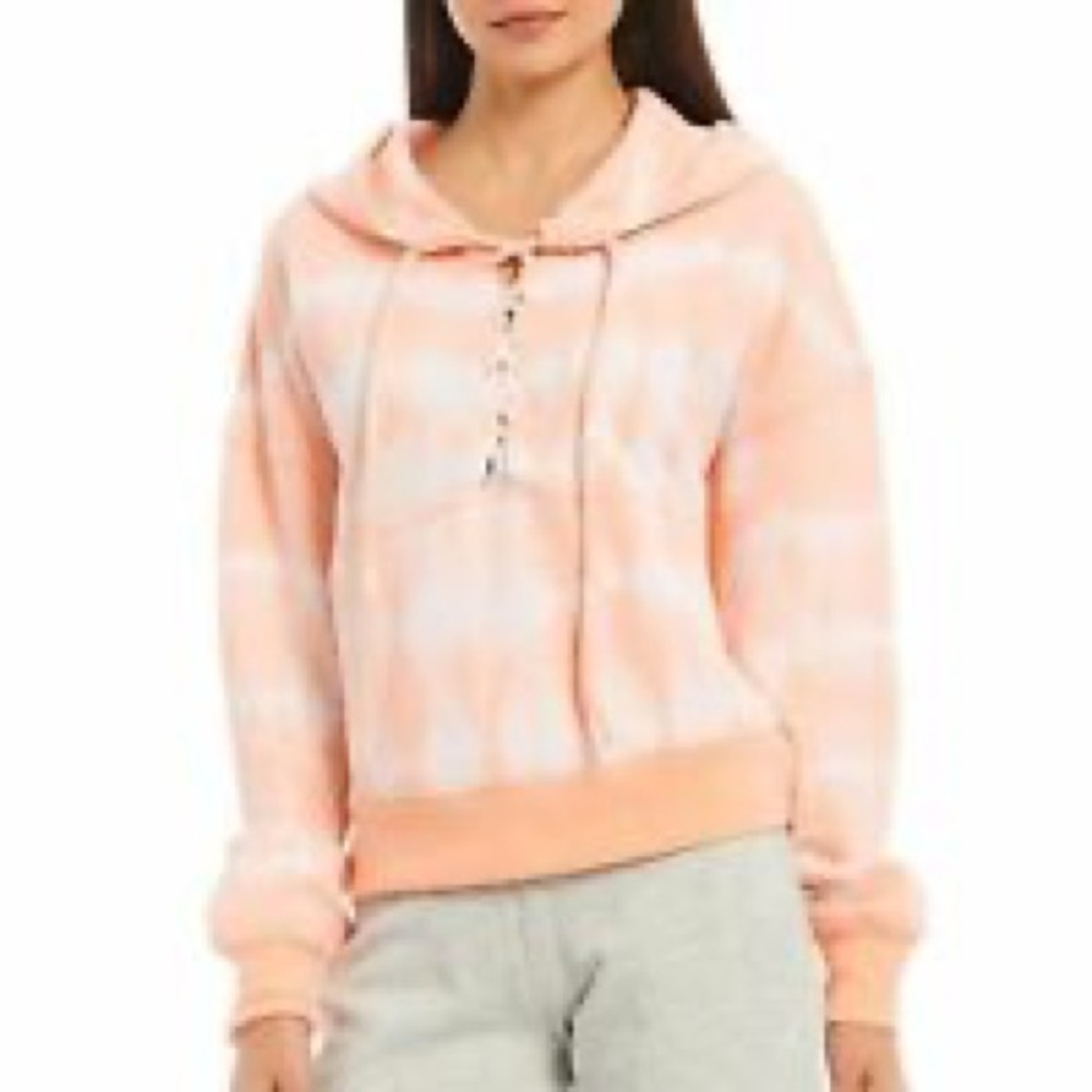 Free people Believer Lace up Sweatshirt